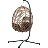 Viseća jaja stolica Boja kafe 104 x 100 x 191 cm poliratan | shoptok.hr