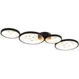 Lesnina XXXL stropna led-svetilka groovy 95/40/6,5 cm | Shoptok.si
