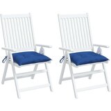 vidaXL Jastuci za stolice 2 kom plavi 40 x 40 x 7 cm od tkanine Oxford | shoptok.hr