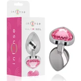 Penthouse Intenso - Corao Rosa De Alumnio Metal Plugue Anal Tamanho L, (21263752)