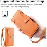 INF Etui za telefon Redmi Note z denarnico - oranžna z dolgo naramnico in zapestnico Model 6, (21748650) Cene