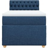 vidaXL Krevet s oprugama i madracem plavi 80x200 cm od tkanine | shoptok.hr