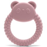 Lorelli SILIKONSKA GLODALICA ZA BEBE PANDA NATURAL - DEEP PINK | ePonuda.com