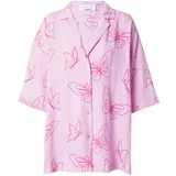 florence by mills exclusive for ABOUT YOU Bluza 'Break Time' pastelno roza / tamno roza