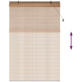 Rolo zavjesa Smeđa 160 x 220 cm Bambus | shoptok.hr