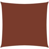 vidaXL Senčno jadro oksford blago kvadratno 4x4 m terakota, (20609404) | Shoptok.si