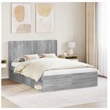 vidaXL Uzglavlje Siva Sonoma Konstruirano drvo - Siva Sonoma 120 cm | shoptok.hr