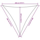  Jedro za zaštitu od sunca 160 g/m² crno 4 x 4 x 4 m HDPE | shoptok.hr