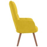  Stolica za opuštanje boja senfa baršunasta | shoptok.hr