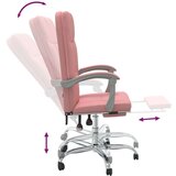  Uredski naslonjač od umjetne kože ružičasti | shoptok.hr