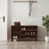 The Living Store Omarica za čevlje rjav hrast 102x36x60 cm inženirski les - Omarica Za Čevlje, (21453504) Cene