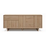 Marckeric Komoda u dekoru hrasta u prirodnoj boji 180x76x45 cm Carpi – | shoptok.hr