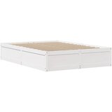  Okvir kreveta s uzglavljem bijeli 120 x 190 cm od borovine | shoptok.hr