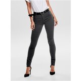 Only Dark Grey Skinny Fit Jeans Rain Life - Women | Shoptok.si