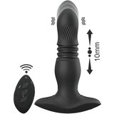 Aixiasia Roy - bežični, radio push analni vibrator (crni) | shoptok.hr