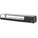 ARKTIC Sushi display, Kapacitet: 5x GN 1/2 (V)40 mm (uključeni spremnici)., Crna, 220-240V/190W, 1800x420x(H)265mm | Eponuda.com