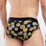 Moschino muške gaće sa printom kovanica, crni | Eponuda.com