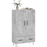  Visoka komoda boja betona 69,5 x 31 x 115 cm konstruirano drvo | shoptok.hr
