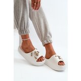 Boto Women's Lightweight Foam Sandals With Decorations White Orchia | Shoptok.si