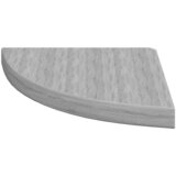  Kutne zidne police 2 kom siva boja betona 35 x 35 x 3,8 cm MDF | shoptok.hr