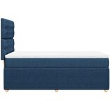  Krevet s oprugama i madracem plavi 80x200 cm od tkanine | shoptok.hr