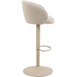 Actona Bež barski stol z nastavljivo višino in nasloni za roke (višina sedeža 86 cm) Eleanor – | Shoptok.si
