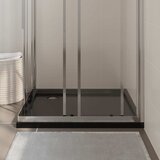  Četvrtasta tuš-kada ABS crna 90 x 90 cm | Eponuda.ba