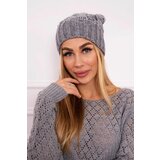 Kesi Cap with fleece Paryż K213 light gray | shoptok.hr