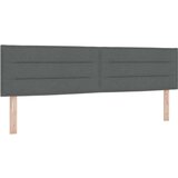  Naslon za glavu Linije Dizajn Tamno Siva 180 cm Tkanina | shoptok.hr