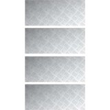  aluminijaste checker plates 4 kosi protizdrsne 70x30 cm, (22014826) | Shoptok.si