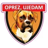 tabla/oznaka – oprez ujedam bokser