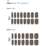 OHORA Semi Cured Gel Nail Strips N Maroon nalepke za nohte odtenek NB-026 1 kos | Shoptok.si