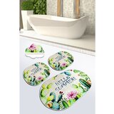 Hello summer multicolor bathmat set (3 pieces) Cene