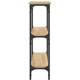  Konzolni stol boja hrasta 75 x 22 5 x 75 cm konstruirano drvo | shoptok.hr