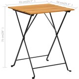vidaXL Bistro miza 55x54x71 cm trden akacijev les | Shoptok.si