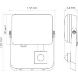  led spoljašnji reflektor sa senzorom milky LED/30W/230V 4000K IP65 | Eponuda.com
