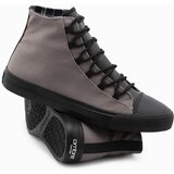 Ombre Men's shoes sneakers in combined materials - graphite | Shoptok.si