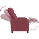  Krevetna stolica za masažu Vinska crvena Tkanina | shoptok.hr