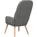  Stolica za opuštanje od tkanine svjetlosiva | shoptok.hr