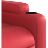  Naslonjač na podizanje od umjetne kože crveni | shoptok.hr