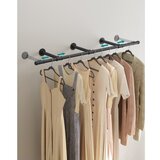  Zidni držač za vešalice LINEA crni | Eponuda.com