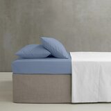 Catherine Lansfield Modra napenjalna rjuha iz perkala 135x190 cm Easy Iron Percale – | Shoptok.si