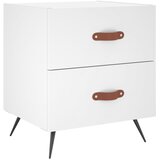  Noćni ormarići 2 kom bijeli 40x35x47,5 cm od konstruiranog drva | shoptok.hr