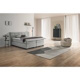 MID.YOU POSTELJA BOXSPRING x , leseni material siva | Shoptok.si