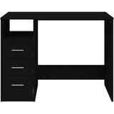 Radni stol s ladicama crni 102 x 50 x 76 cm konstruirano drvo | Eponuda.ba