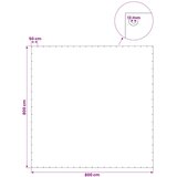 CERADA s rupama Zelena 8 x 8 m 140 gsm PE | shoptok.hr
