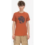 Fjallraven Pamučna majica Arctic Fox T-shirt boja: narančasta, s tiskom, F87220.243-243