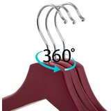  Drvena vješalica 3 kom. bordo | shoptok.hr