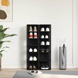  Ormarići za cipele 2 kom. Crni hrast 25x27x102 cm Inženirsko drvo | shoptok.hr