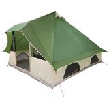 Tipi šator s krovom s pohranom Zelena 358 x 296 x 258 cm taft | Eponuda.com